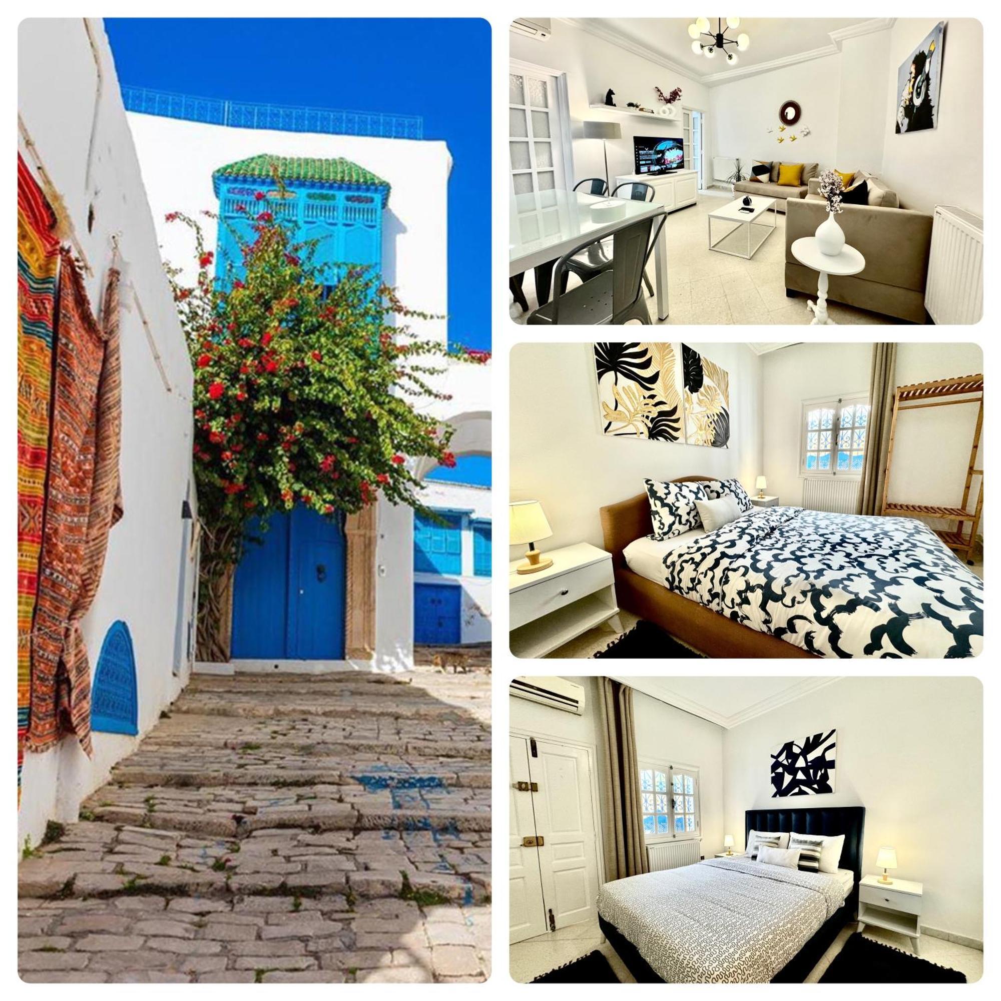 Cosy Apartment In Sidi Bou Said Village Luaran gambar